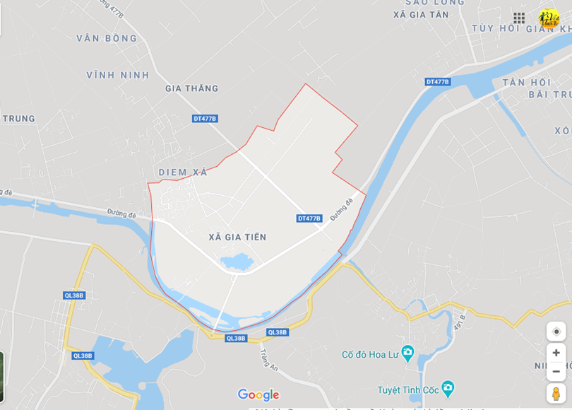 Hình ảnh vị trí địa lý tại Gia tiến, Gia viễn, Ninh bình