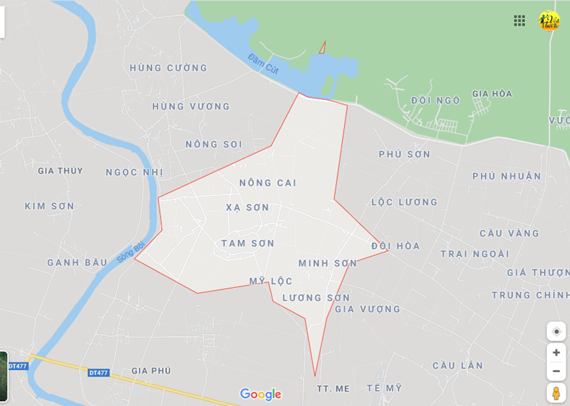 Hình ảnh vị trí địa lý tại Liên sơn, Gia viễn, Ninh bình