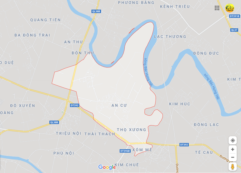 Hình ảnh vị trí địa lý tại Đức xương, Gia lộc, Hải dương