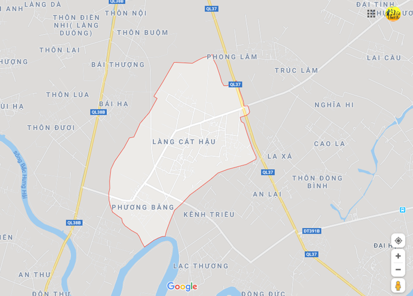 Hình ảnh vị trí địa lý tại Hồng hưng, Gia lộc, Hải dương