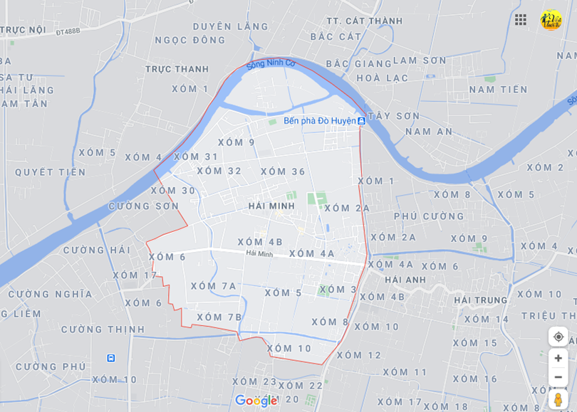 Hình ảnh vị trí địa lý tại Hải minh, Hải hậu, Nam định