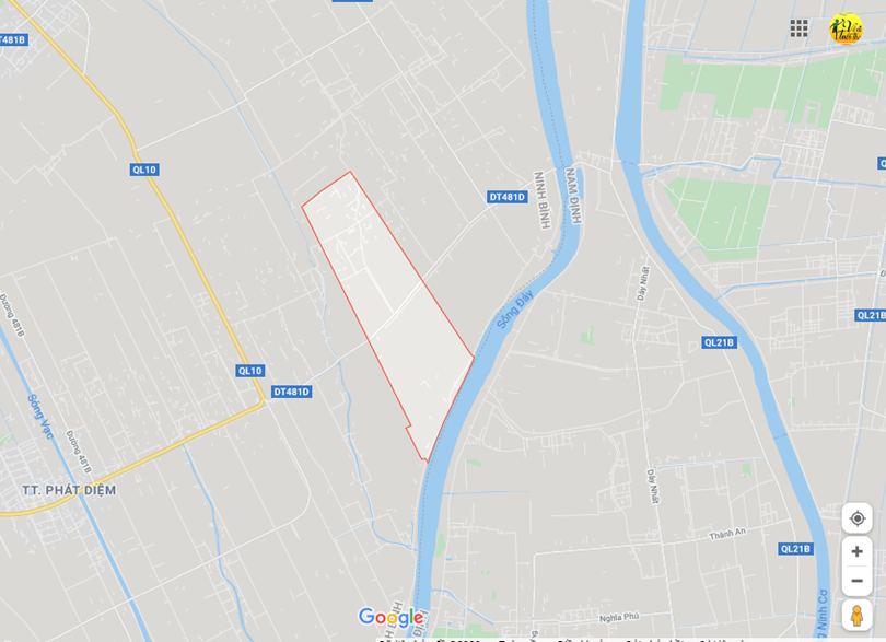 Hình ảnh vị trí địa lý tại Chất bình, Kim sơn, Ninh bình