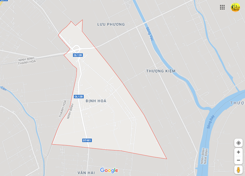 Hình ảnh vị trí địa lý tại Định hóa, Kim sơn, Ninh bình