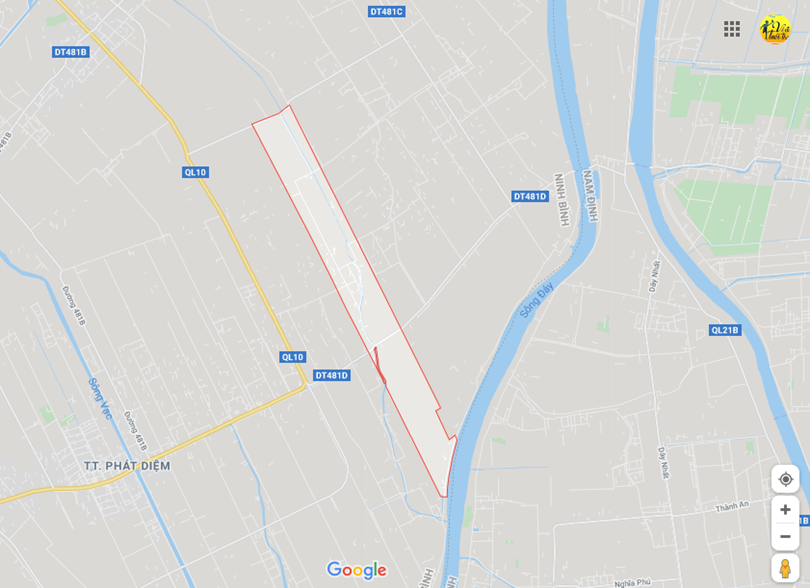 Hình ảnh vị trí địa lý tại Hồi ninh, Kim sơn, Ninh bình