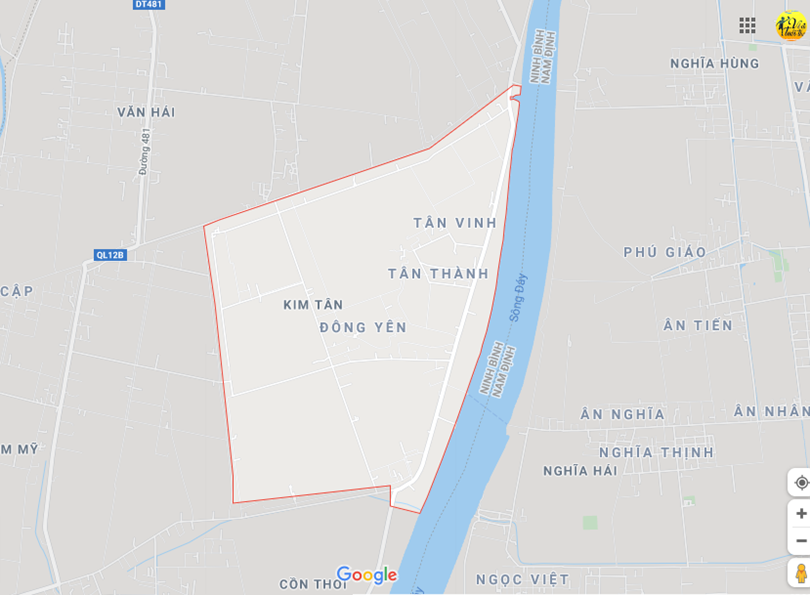 Hình ảnh vị trí địa lý tại Kim tân, Kim sơn, Ninh bình