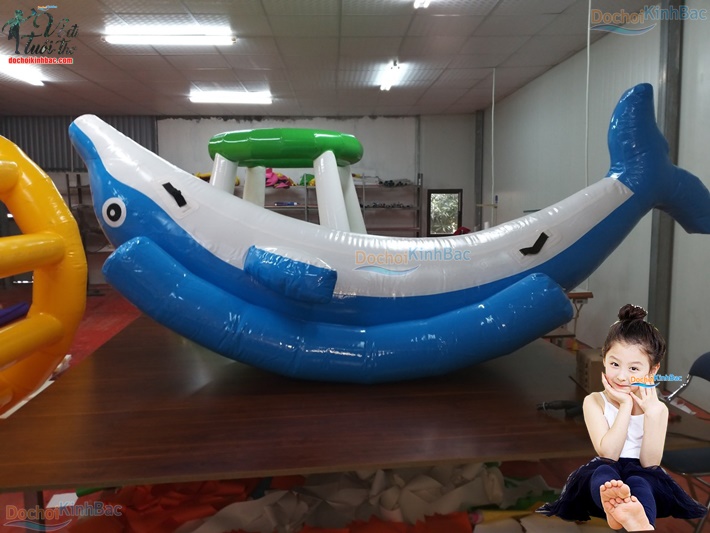 Bập bênh cá heo khu vui chơi