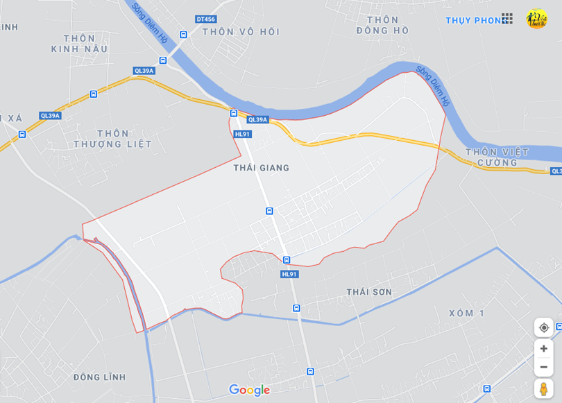 Hình ảnh vị trí địa lý tại Thái giang, Thái thụy, Thái bình