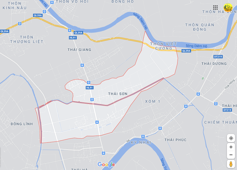 Hình ảnh vị trí địa lý tại Thái sơn, Thái thụy, Thái bình