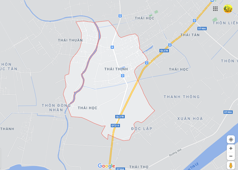 Hình ảnh vị trí địa lý tại Thái thịnh, Thái thụy, Thái bình