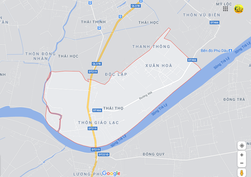 Hình ảnh vị trí địa lý tại Thái thọ, Thái thụy, Thái bình