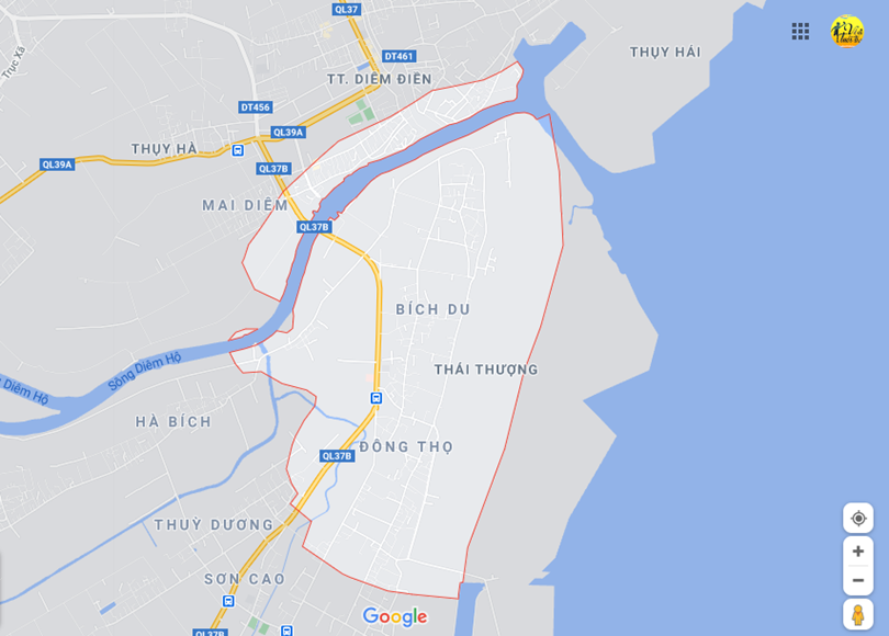 Hình ảnh vị trí địa lý tại Thái thượng, Thái thụy, Thái bình