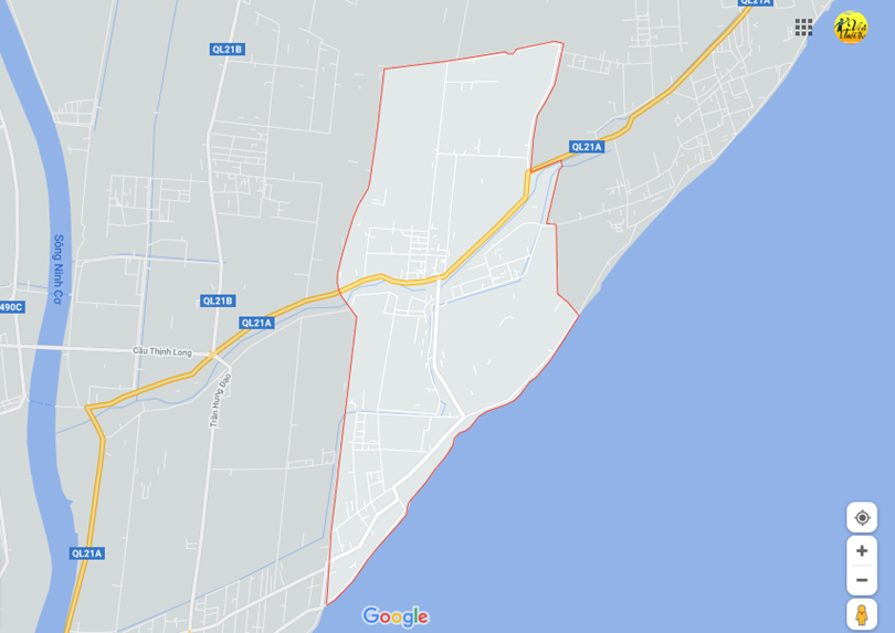 Ảnh vị trí địa lý tại Hải hòa, Hải hậu, Nam định