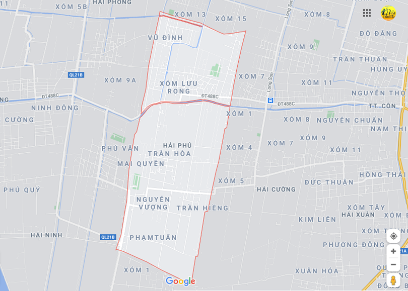 Ảnh vị trí địa lý tại Hải phú, Hải hậu, Nam định