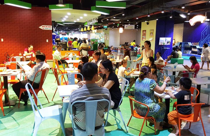 khu vực cà phê của bậc phụ huynh 