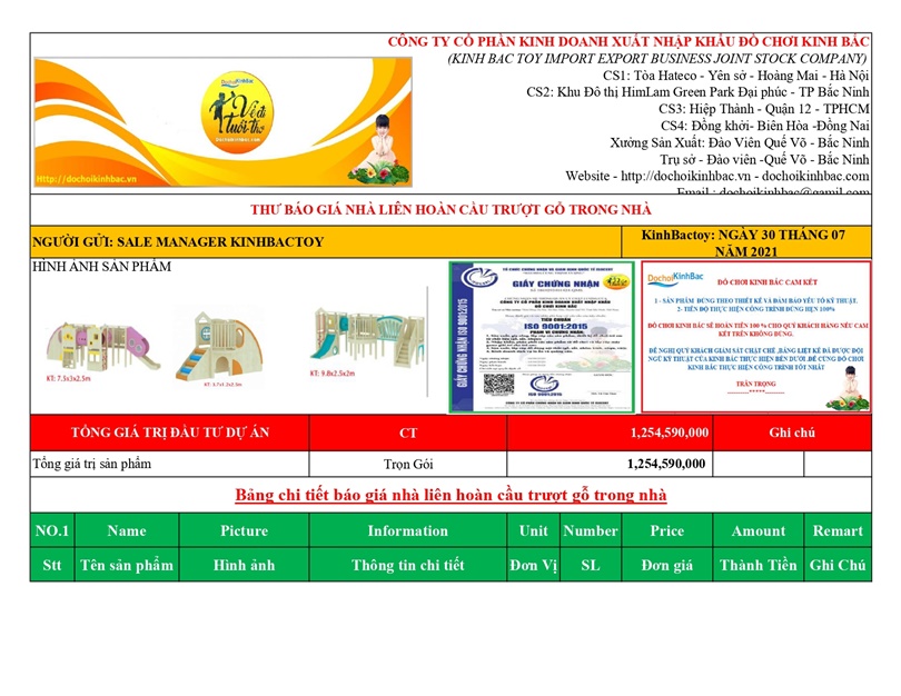 BÁO GIÁ LIÊN HOÀN CẦU TRƯỢT GỖ TRONG NHÀ