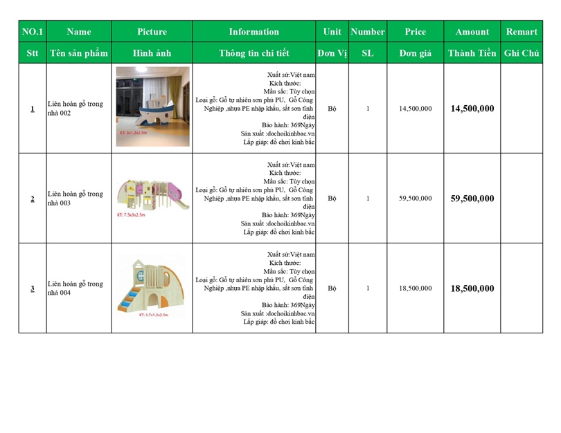 BÁO GIÁ LIÊN HOÀN CẦU TRƯỢT GỖ TRONG NHÀ