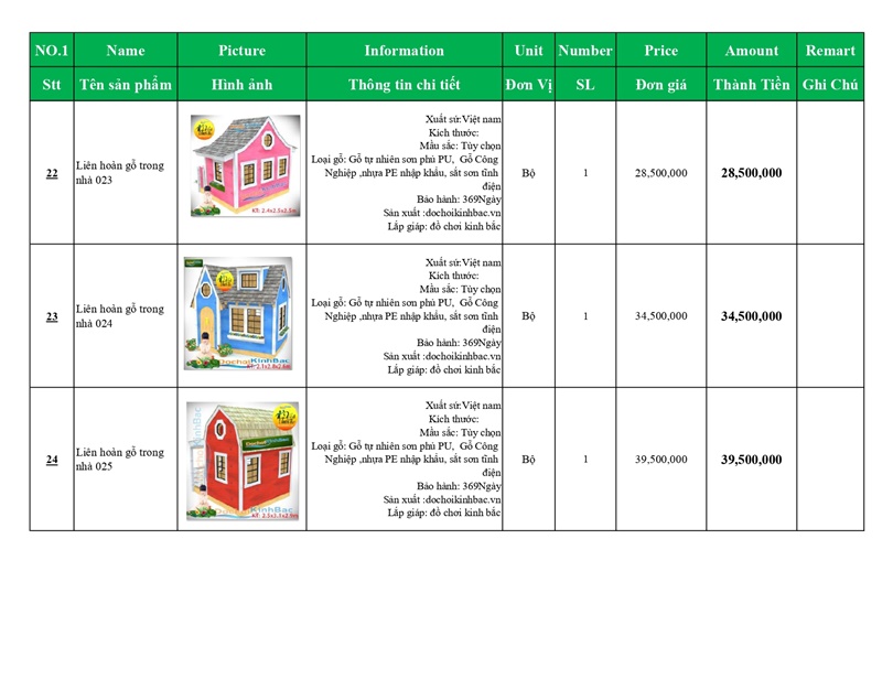 BÁO GIÁ LIÊN HOÀN CẦU TRƯỢT GỖ TRONG NHÀ