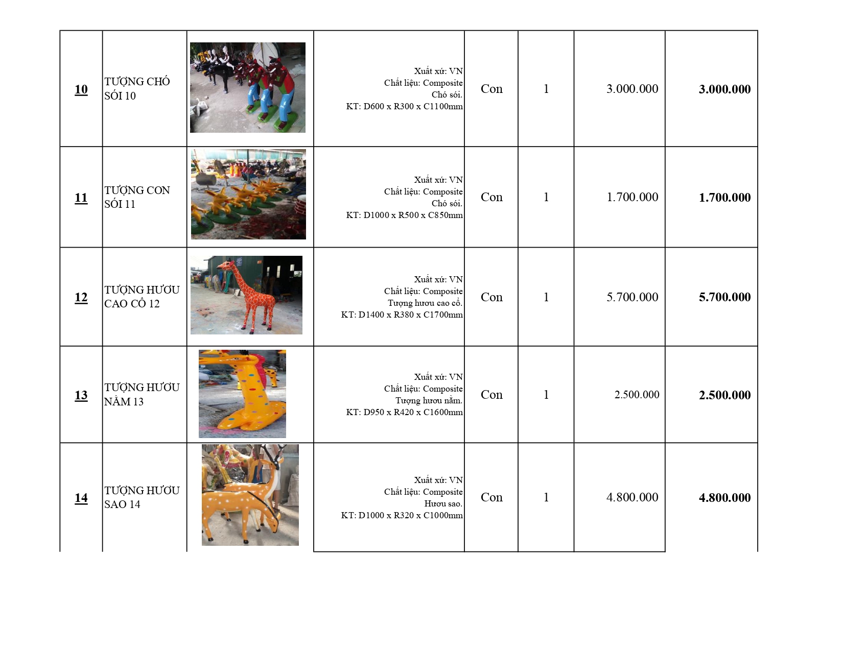 Tượng vườn cổ tích