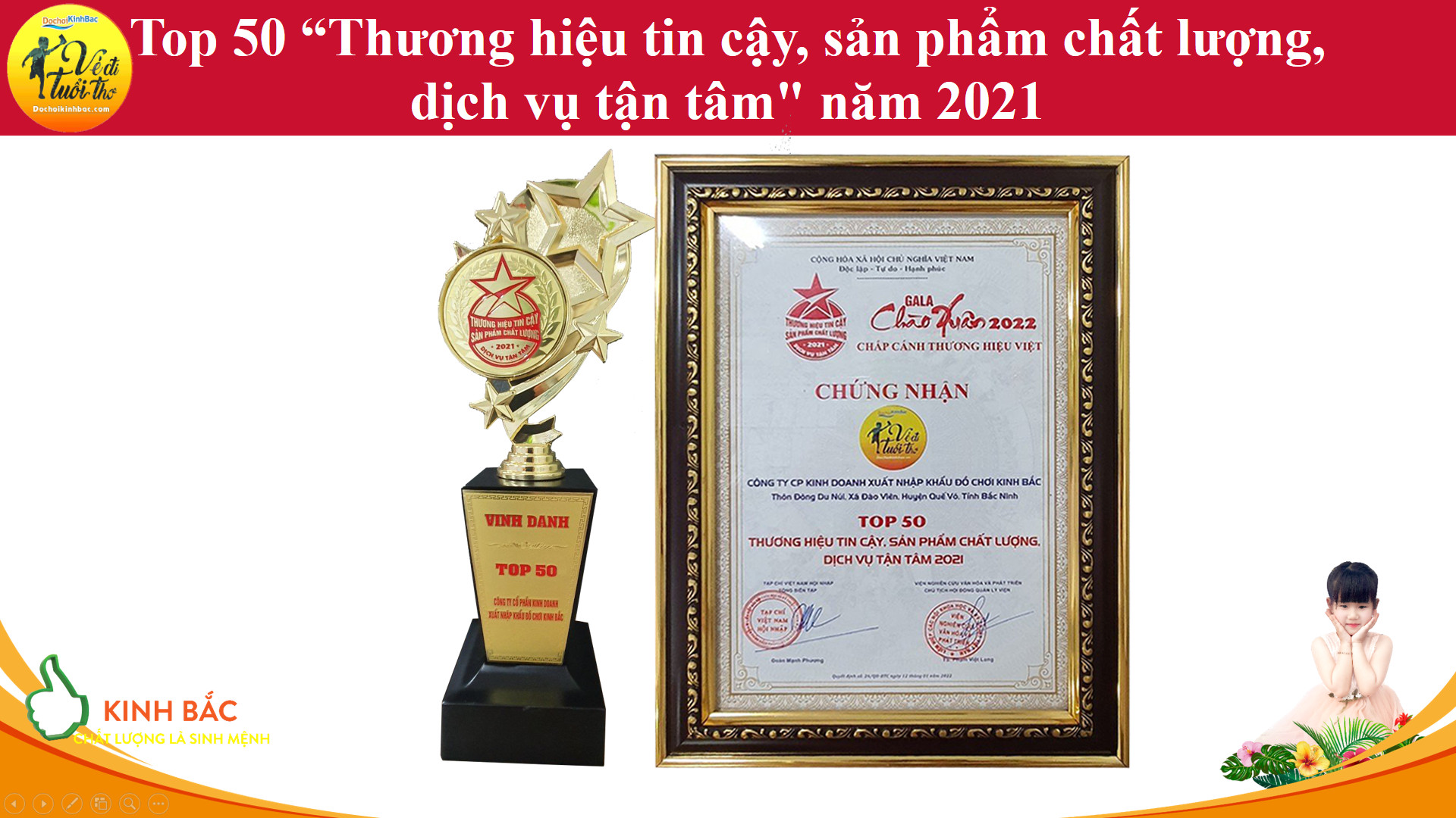 Top 50 Thương hiệu tin cậy, sản phẩm chất lượng, dịch vụ tận tâm
