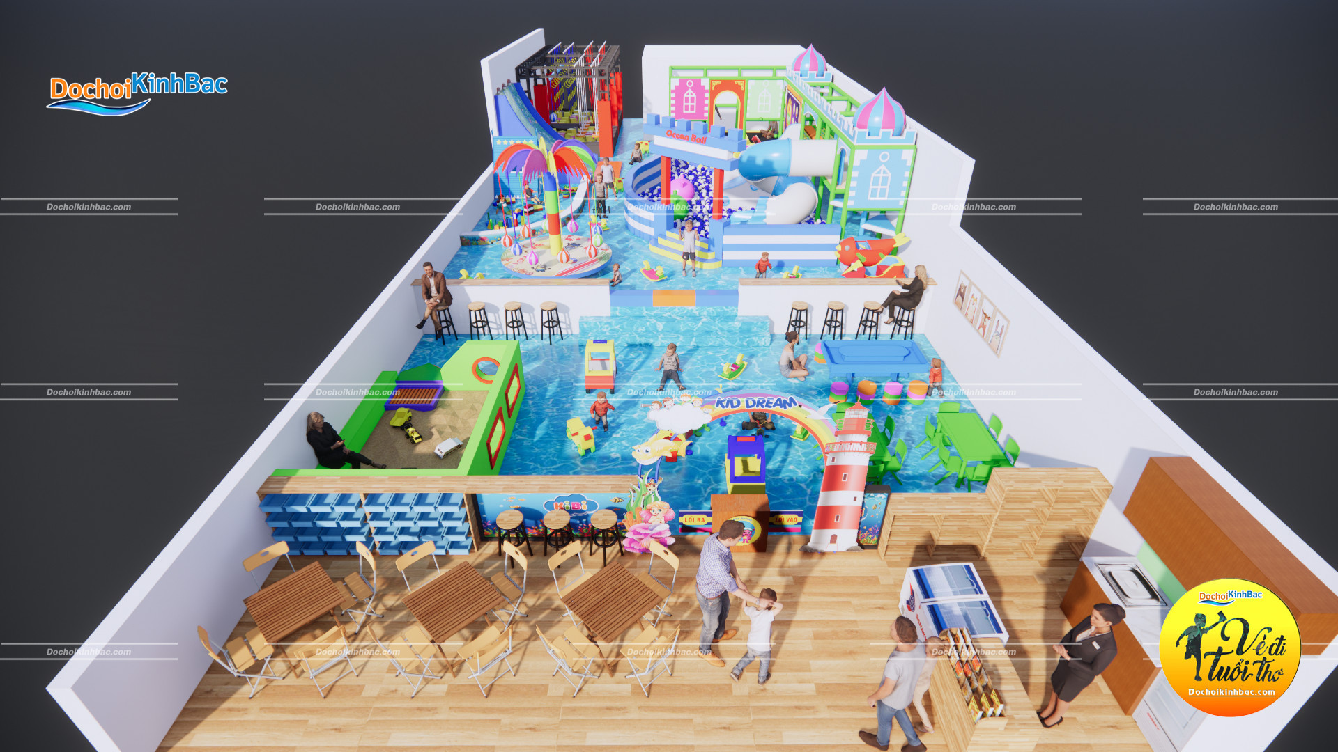 khu vui chơi kids 88 lào cai