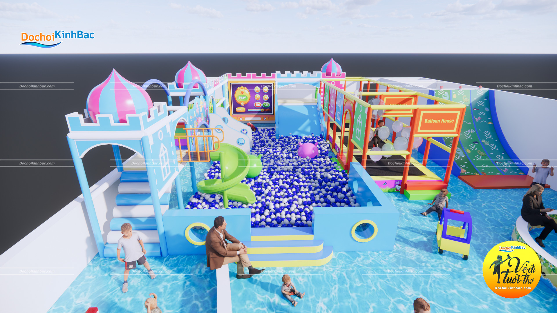 khu vui chơi Đô rê mon