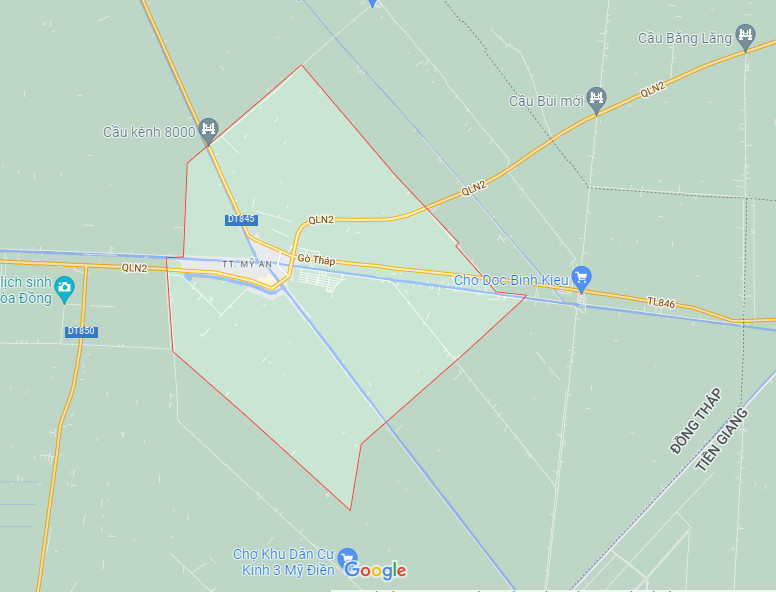 vị trí địa lý mỹ an đồng tháp 