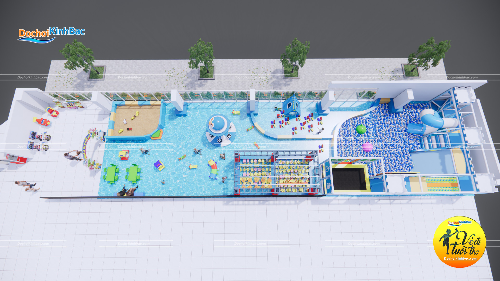 khu vui chơi sky kid hà nam