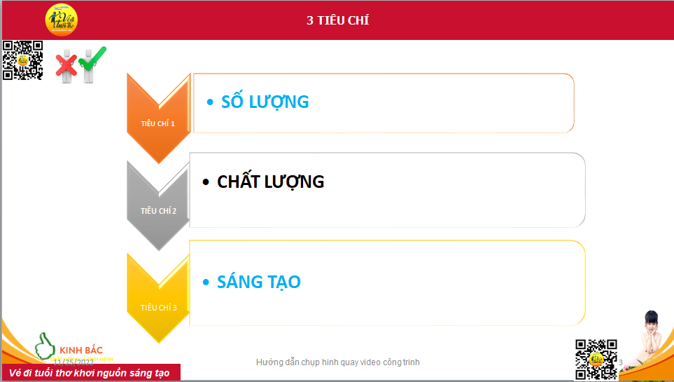 3 tieu chi đánh giá