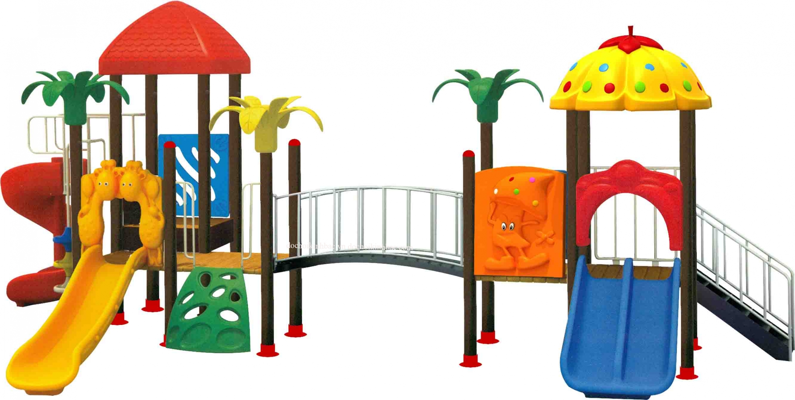 Bộ liên hoàn cầu trượt ngoài trời