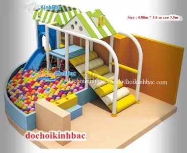 Đồ chơi Kinh Bắc lắp đặt khu vui chơi liên hoàn mầm non tại Sông Bằng, TP Cao Bằng, Cao Bằng