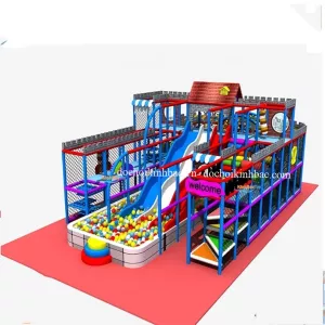 Đồ chơi Kinh Bắc lắp đặt khu vui chơi liên hoàn 3,4 tầng tại Hợp Thịnh, Tam Dương, Vĩnh Phúc