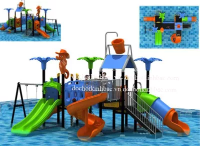 Đồ chơi Kinh Băc cung cấp khu liên hoàn cầu trượt bể bơi tại Hòa Long Tp Bắc Ninh , Bắc Ninh