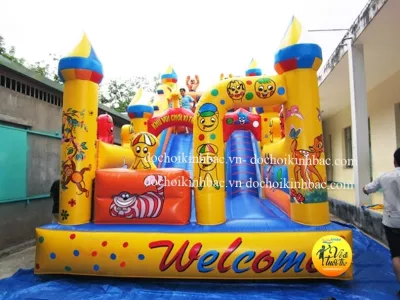 Đồ chơi Kinh Bắc cung cấp nhà phao nhà hơi trên cạn tại Bình Xuyên,Bình Giang, Hải Dương.