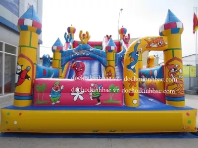 Đồ chơi Kinh Bắc cung cấp nhà phao nhà hơi trên cạn tại Cổ Bì ,Bình Giang, Hải Dương.