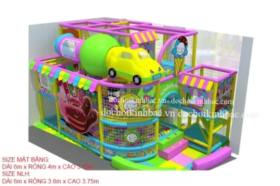 Đồ chơi Kinh bắc tư vấn, thiết kế, thi công, lắp đặt nhà liên hoàn lại Ông đình, Khoái châu, Hưng yên