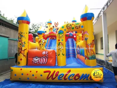 Đồ chơi Kinh bắc cung cấp nhà phao nhà hơi tại Bình minh, Kim sơn, Ninh bình