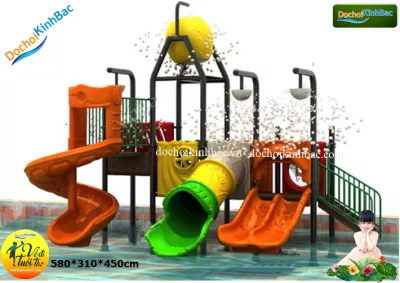 Bộ liên cầu trượt bể bơi đẹp tại Đức lý, Lý nhân, Hà nam