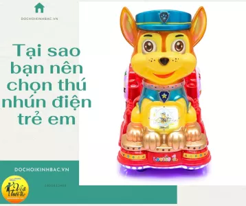 Một số mẫu thú nhún điện cho trẻ em tại Dân Chủ, Hưng Hà Thái Bình