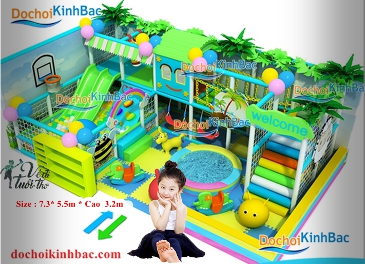 Khu vui chơi liên hoàn chủ đề rừng NLHR024