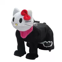 Xe thú cưỡi chạy bằng điện có nhạc -HÌNH CON MEO HELLO KITTY TDC013