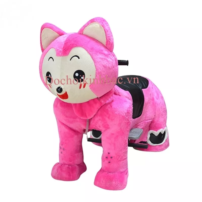 XE THÚ CHẠY ĐIỆN HÌNH CHÚ HỒ LY CON XTCD014