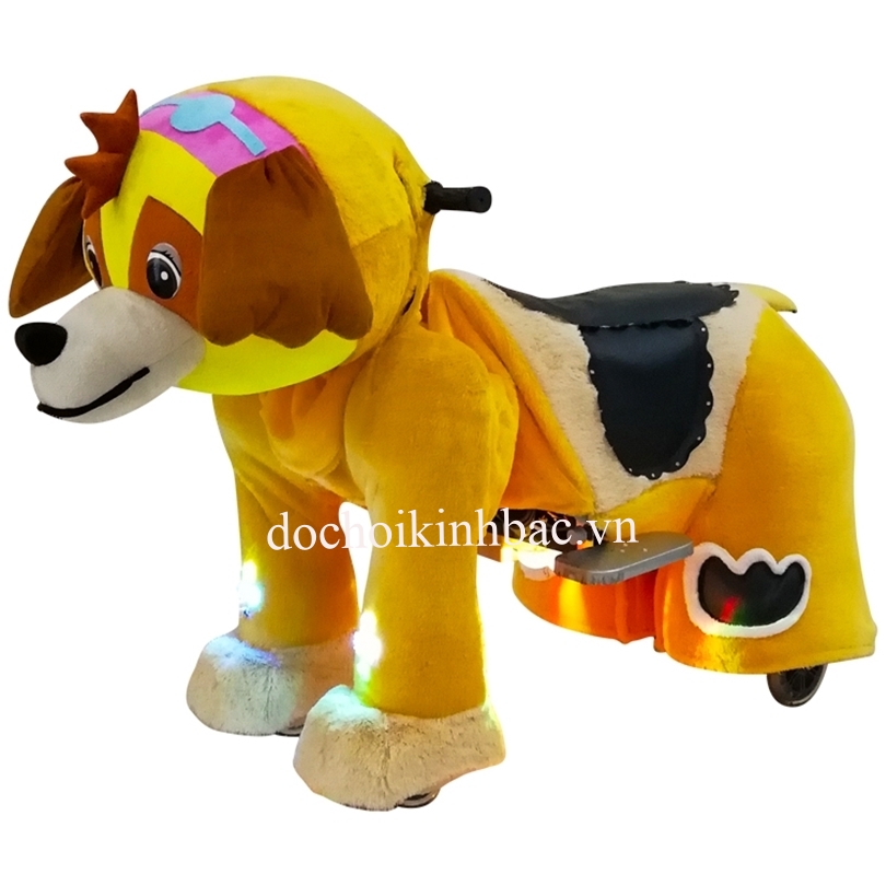 XE THÚ CHẠY ĐIỆN MỚI NHẤT MÀU VÀNG TCDM0022