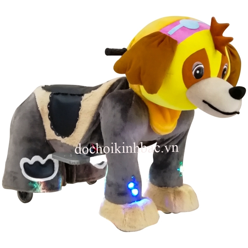 XE THÚ CHẠY ĐIỆN MỚI NHẤT MÀU GHI XÁM TCDM0024