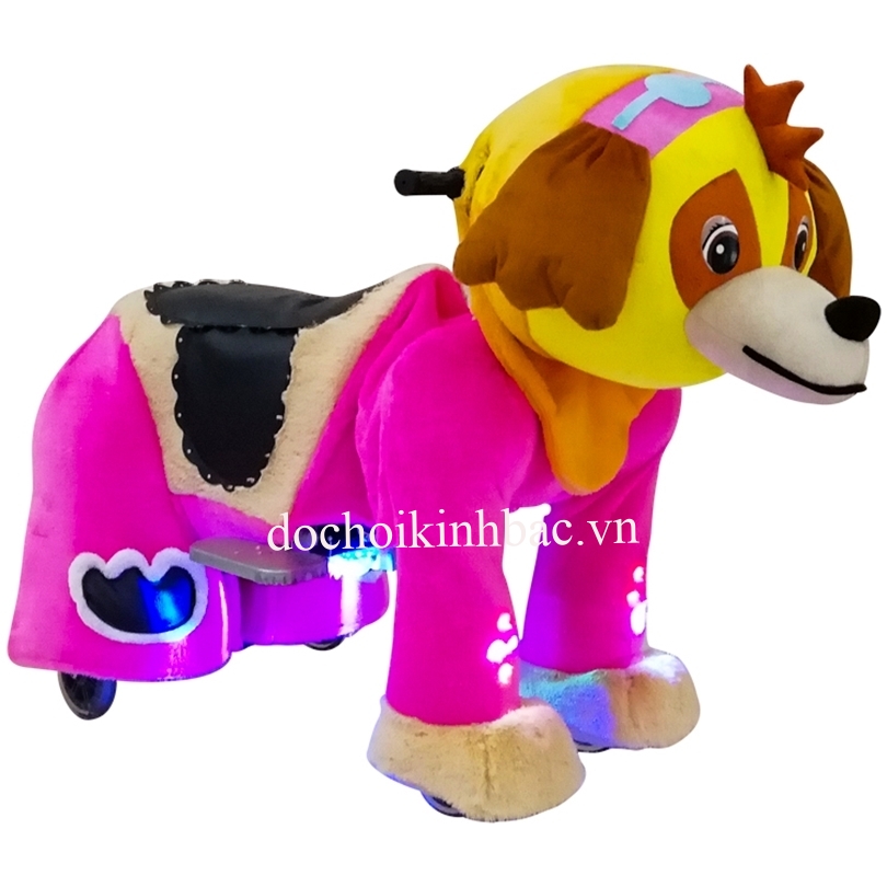 XE THÚ CHẠY ĐIỆN MỚI NHẤT MÀU HỒNG TCDM0026