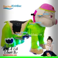 xe thu chay dien chu heo XTCD022