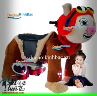 XE THÚ CHẠY ĐIỆN HÌNH HEO THÁM HIỂM TCDM016