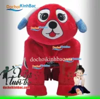 xe thu chay dien hinh chu cun tai cup mau do XTCD025