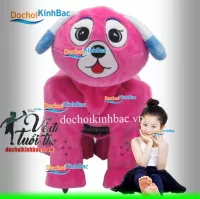 xe thu chay dien hinh chu cun tai cup mau hong XTCD025