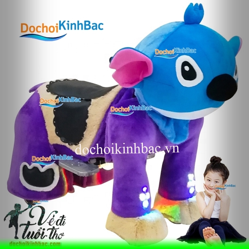 XE THÚ CHẠY ĐIỆN HÌNH CON KASAKY TCDM017