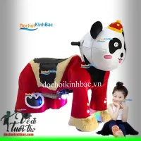 XE THÚ CHẠY ĐIỆN HÌNH CON GẤU TRÚC TRẮNG TCDM012A